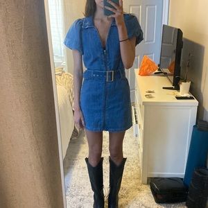 SHOW ME YOUR MUMU denim dress